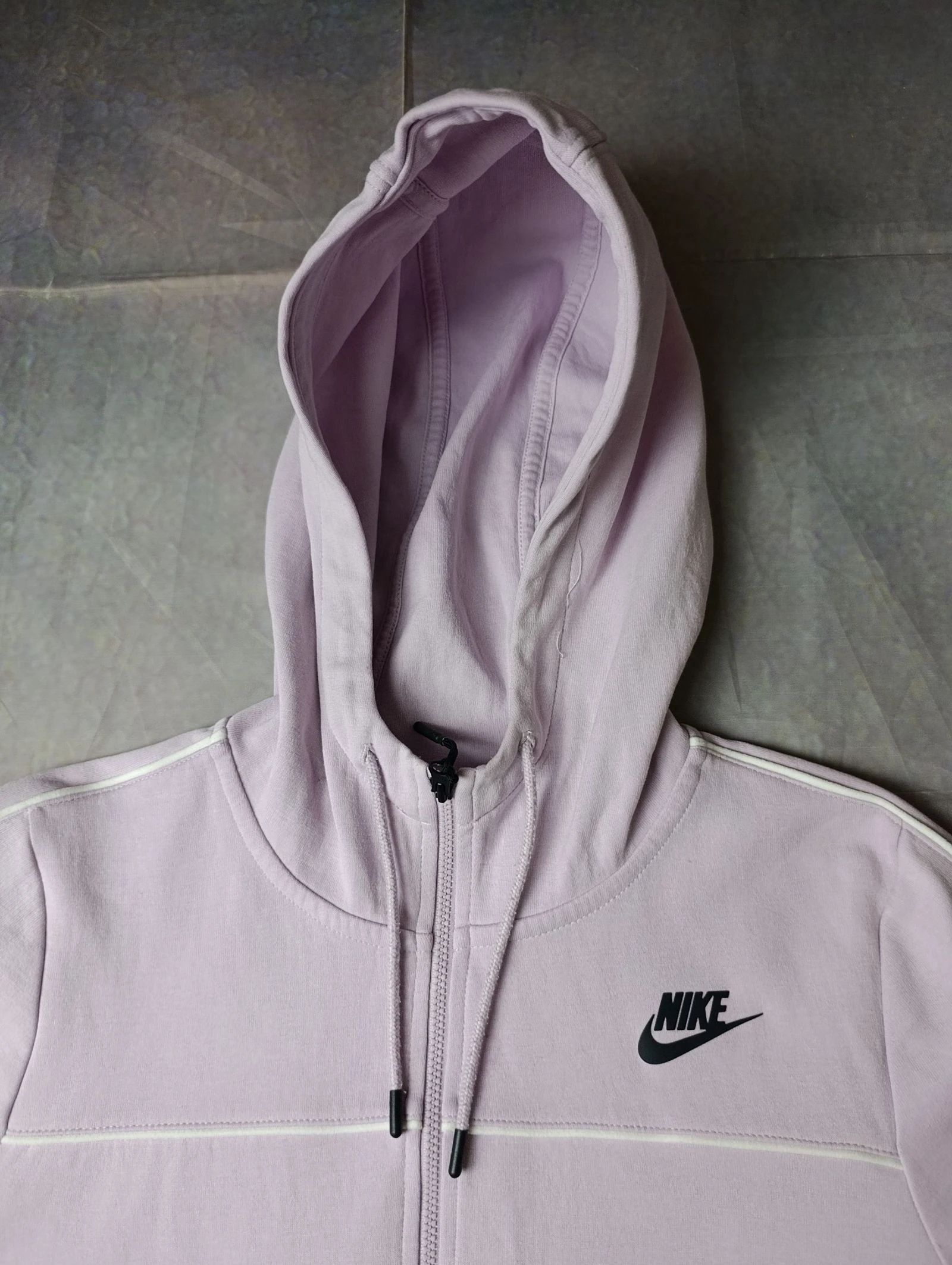 Sudadera con capucha Nike Sportswear de cremallera completa Lavanda Talla M para mujer – photo 3
